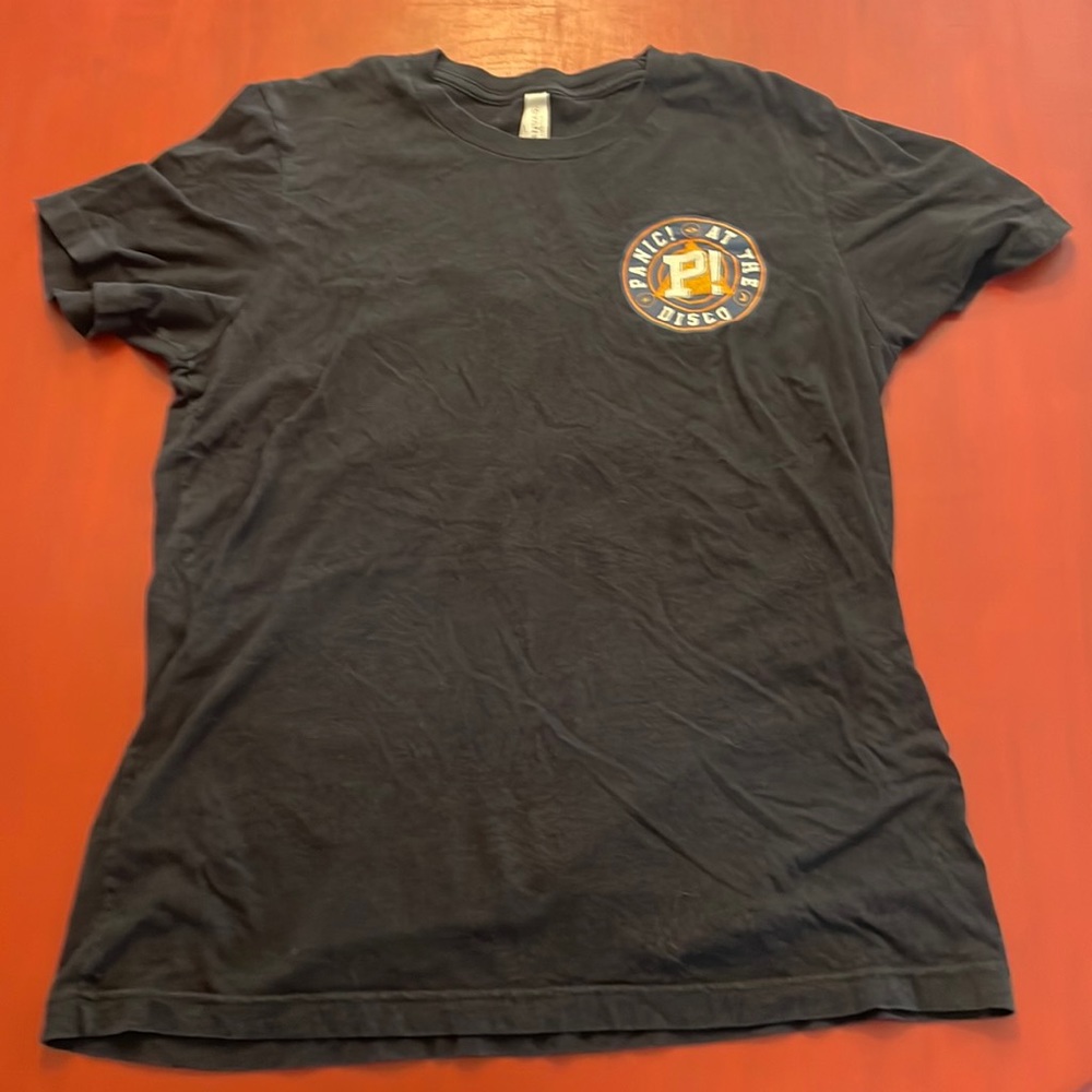 Rare Panic at the Disco! Houston Rodeo Crew 2019 T-Shirt.